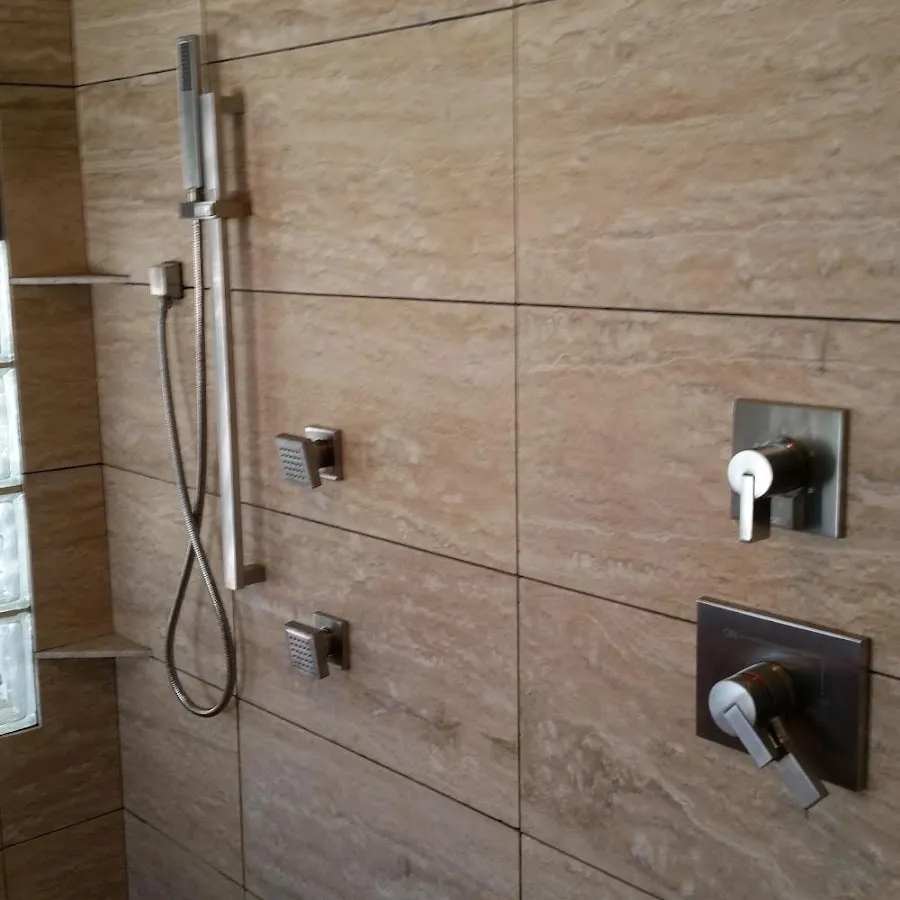 Shower fixture installation for Water Heater Replacement in Brecksville